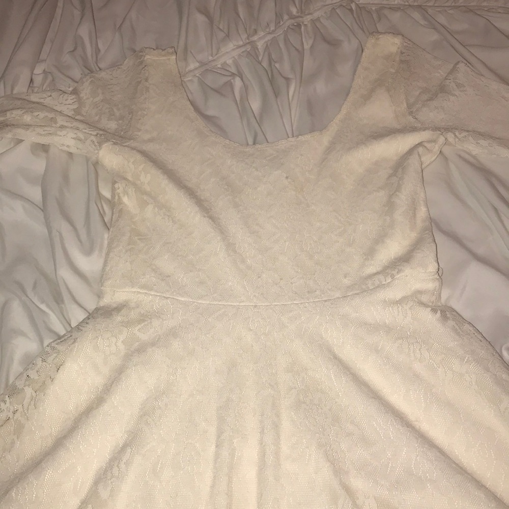 Cream Abercrombie Kids Dress